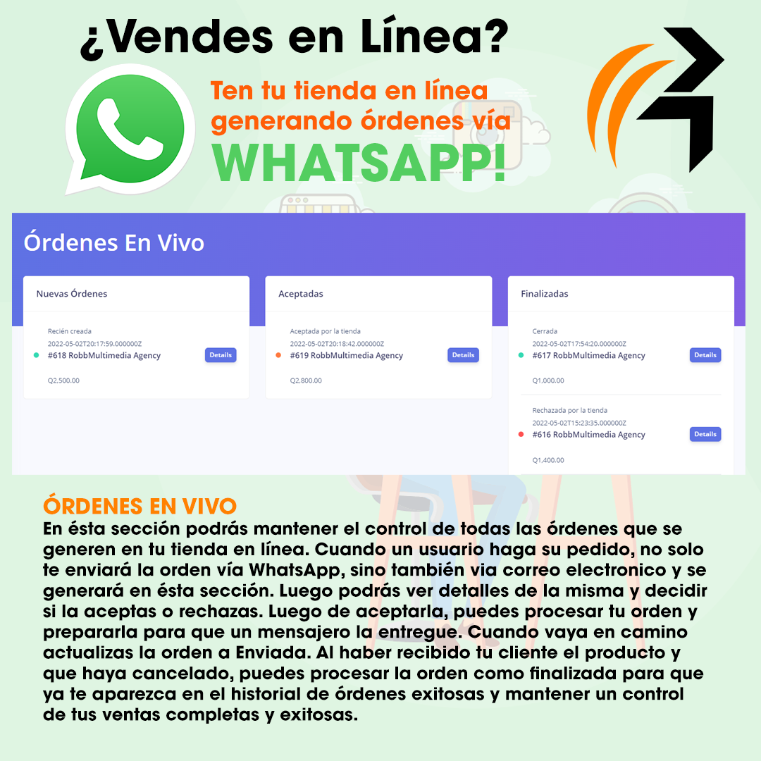 Órdenes en Vivo